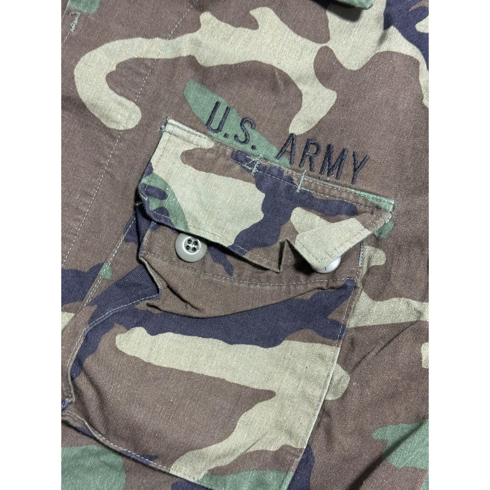 Us Army Bdu Jacket Mens Medium Regular Woodland C… - image 3